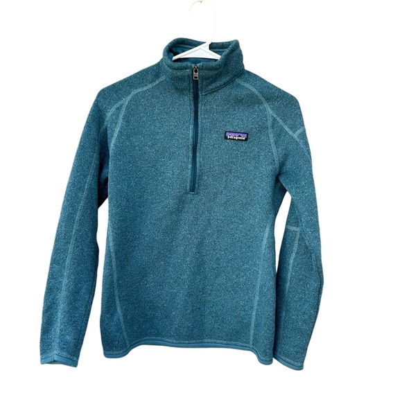 Patagonia Better Sweater Half Zip Fleece Pullover - Size XS - Teal - Picture 3 of 10